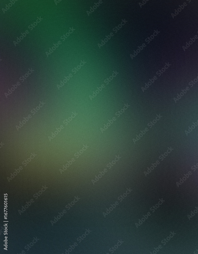 Poster subtle symphony of shadows a gradient dreamscape featuring blended hues of deep greens and blues cre