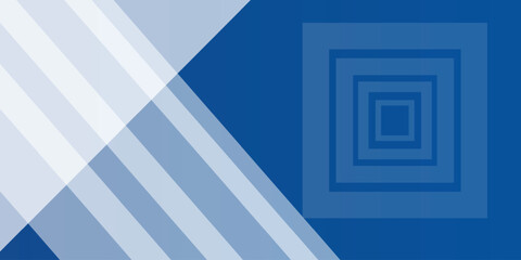 Abstract bacgkround blue and white gradient. Modern blue abstract rectangle box lines background for presentation design, banner, brocure,