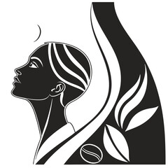 Hand drawn coffee cup silhouette set vector illustration design 