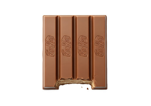 kitkat chocolate bar on white background png 