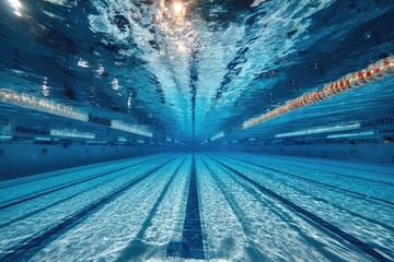 Underwater view of an empty swimming pool (1)