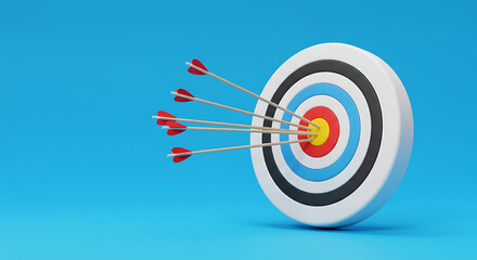 Fototapeta premium target with arrow
