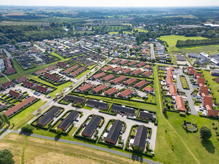 Aerial View Fraugde Suburban Area
