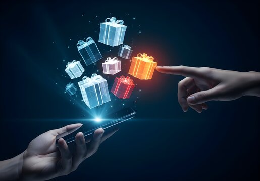 Global communication concept of a businessman's hands holding a digital tablet with a network symbol on the screen