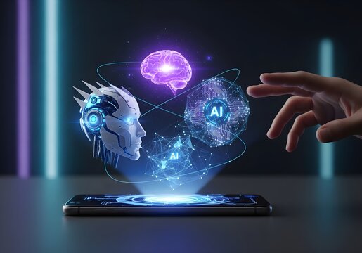 A hand holds a digital tablet displaying a global map, symbolizing worldwide communication and business connections