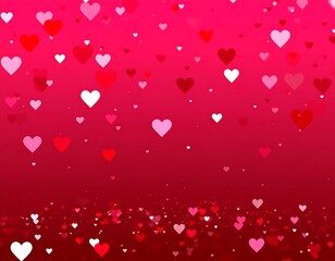 Heart confetti background