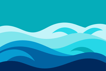 Ocean Waves Background