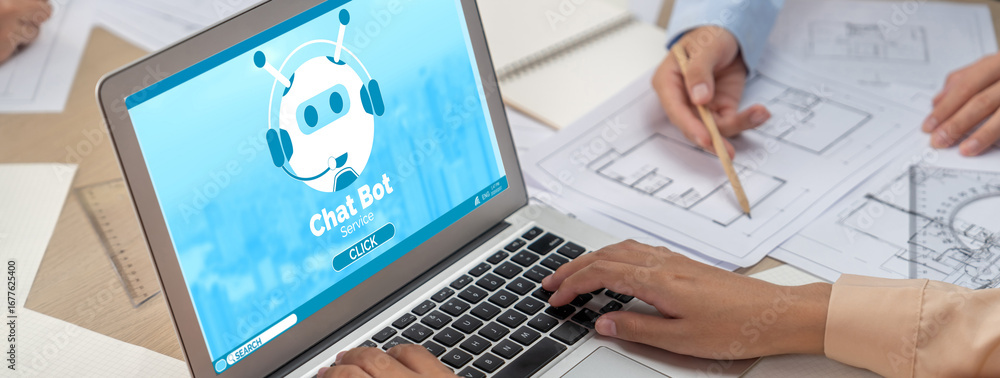 Aufkleber chatbot software application for brisk online business that automatically reply to customer question