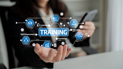 Engaging digital training representation showcasing innovative e-learning tools aimed at skill enhancement, knowledge sharing, and professional growth in educational contexts. Tessel