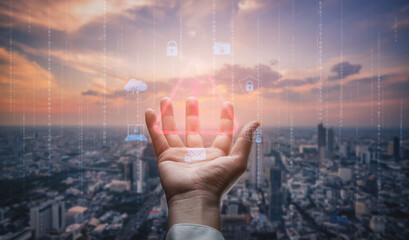 Cybersecurity threat alert protects data. Cyber security threat alert prevents access, alert warns breach, defends system, and cyber security threat alert identifies risk. Vouch