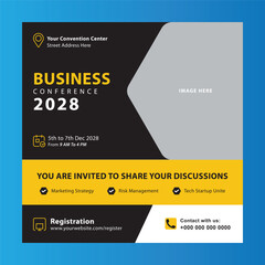 Business Conference Social Media Post