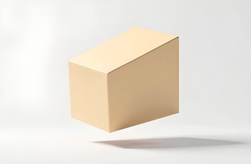 Floating empty white boxes mock up for cosmetic products, white blank packages in air. Branding, place for text, logo, design