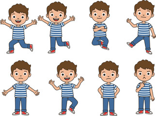 Cute diverse girls standing, children fashion illustration, kids with backpack, casual clothes, happy childhood, cartoon characters, vector art, playful kids, smiling girls