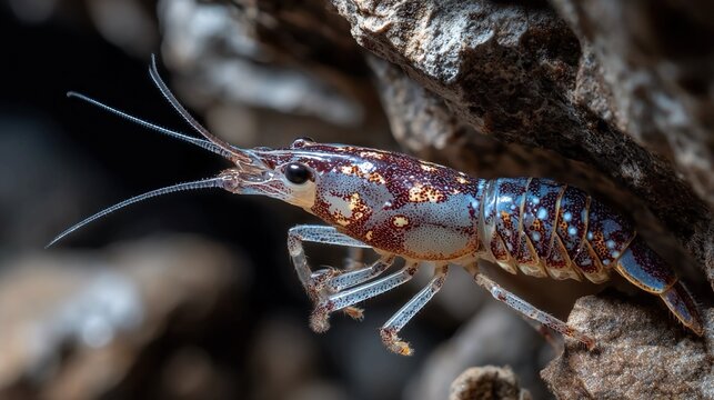 Karst cave fauna includes unique species adapted to dark underground habitats, highlighting biodiversity in fragile subterranean ecosystems.