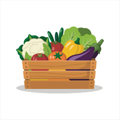 vegetables in a basket