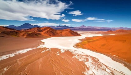 High altitude desert lake