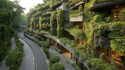 Living walls in cities support biodiversity and improve air quality by integrating vegetation vertically on building exteriors.
