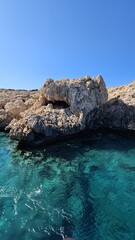 Küstenlandschaft Zypern, Blaue Lagune, Love Bridge