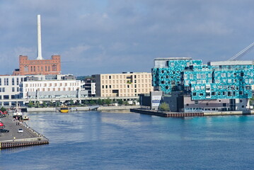Obraz premium Kopenhagen Hafenviertel Nordhavn