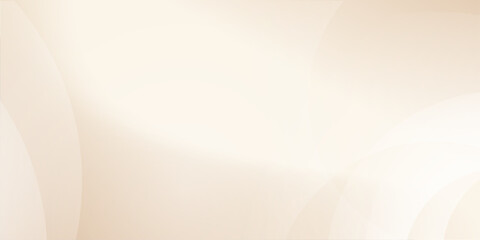 Beige abstract background. Light gradient vector banner. Pastel beige backdrop. Soft blurred light bg. Pastel gradation water cover design