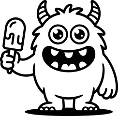 funny cartoon monster