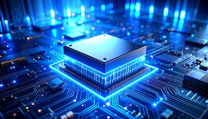 High-tech computer circuit board