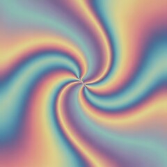 Abstract Swirling Rainbow Pattern Design.