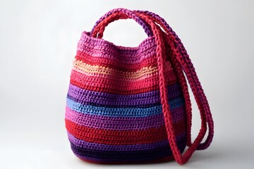 Elegant Knitted Shoulder Bag Design