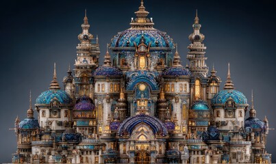 Obraz premium Grand ornate fantasy castle