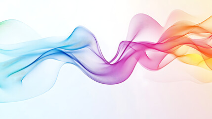 Smooth wavy gradient tones create colorful abstract fluid shapes high resolution picture