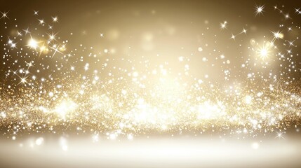 Glittering golden abstract background
