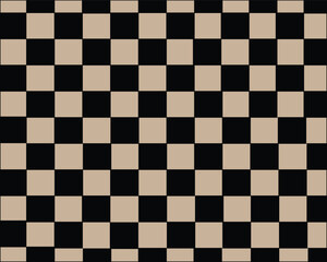 Black and tan checkered pattern seamless geometric background beige brown