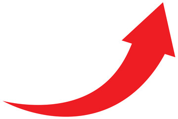 Long arrows icon. Long curved hand drawn arrow isolated. EPS10