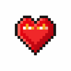 pixel heart pixel art