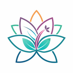 abstract flower vector illustration