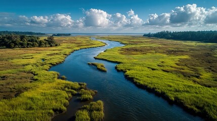 Salt marsh restoration revitalizes productive wetlands that provide critical ecosystem services and habitat for migratory birds and fish.