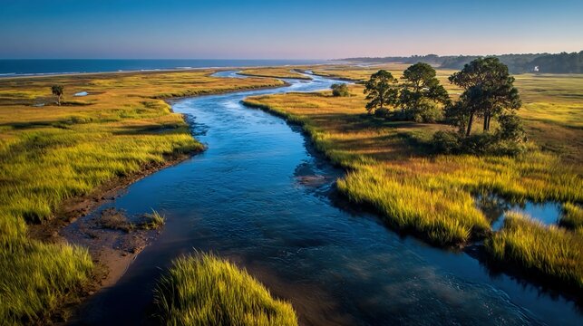 Salt marsh restoration revitalizes productive wetlands that provide critical ecosystem services and habitat for migratory birds and fish.