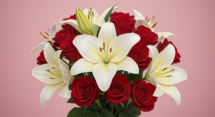 Crimson & Ivory Embrace