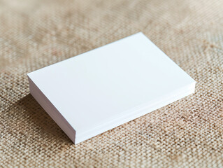 Tarjeta blanca para branding