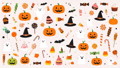 Halloween treats pattern