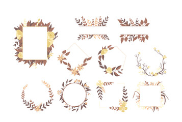 Floral Frames Botanical Set