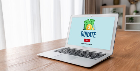 Online donation platform offer modish money sending system for people to transfer on the internet