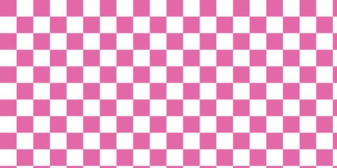 Black and white checker pattern vector illustration. Abstract checkered chessboard or checkerboard for game, grid with geometric square shape, race or rally flag and mosaic floor tile EPS 10