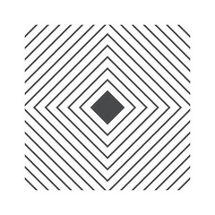 Square rhombus arranging lines geometry