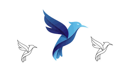 Fototapeta premium Action Event, Bird Design, Digital Artwork, Colorful Environment, Modern Viewpoint, Conceptual Art