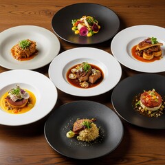 chinese food on a plate