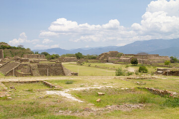 Pyramids Monte Alban Mexico