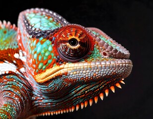 Chameleon is a reptile capable of changing its skin color for camouflage or communication
