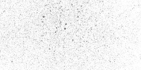 Black grunge splatter texture on white background with uneven noise and faded edges. Vector Grunge texture paper pattern. Ideal for posters, prints, and retro design.