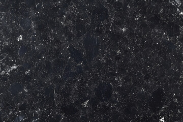 Abstract polished surface black marble texture with white veinin